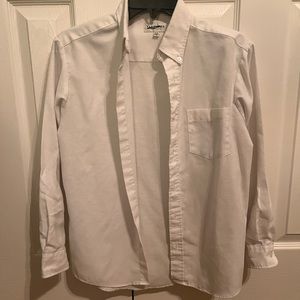 Van Heusen Boys White Button Down Shirt